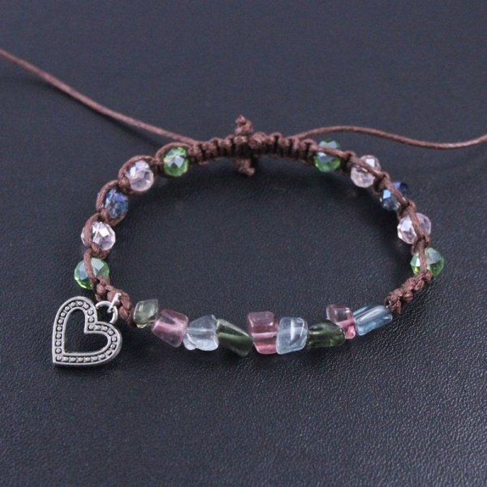 Bracelet Extensible Perles En Quartz Transparent – Sans Fermoir, Moins De 13 Cm, Cristal Pur